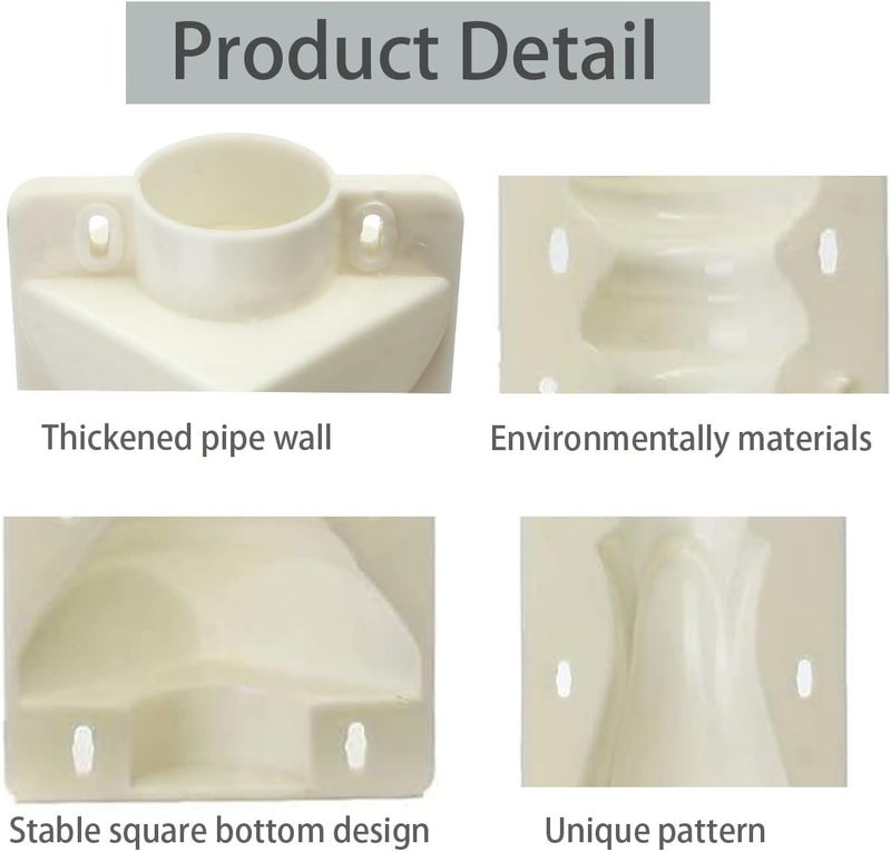 EAIVENY Prefabricated ABS Balcony Mold,Concrete Balustrade Mold Concrete Formwork for Outdoor Construction, DIY Home Improvement, Easy Installation and Reusable Design (Style 20) - Image 2